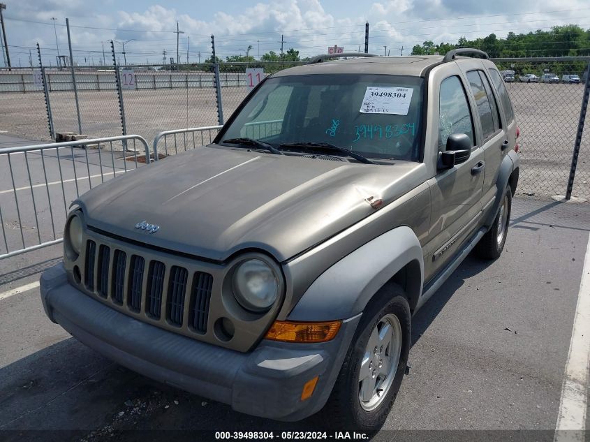 2006 Jeep Liberty Sport VIN: 1J4GK48K86W175232 Lot: 39498304