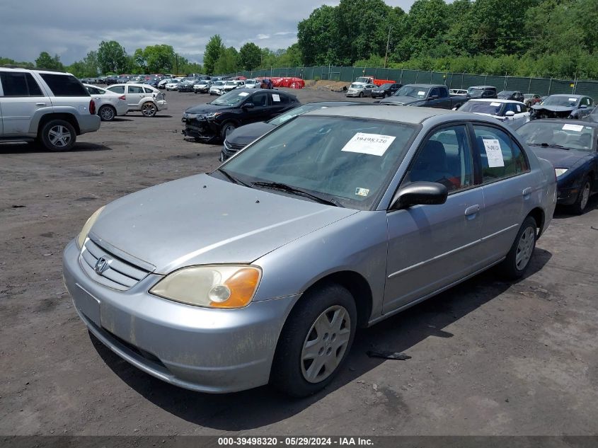 2003 Honda Civic Lx VIN: 2HGES16573H506418 Lot: 39498320