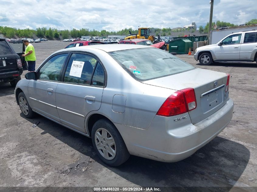 2003 Honda Civic Lx VIN: 2HGES16573H506418 Lot: 39498320