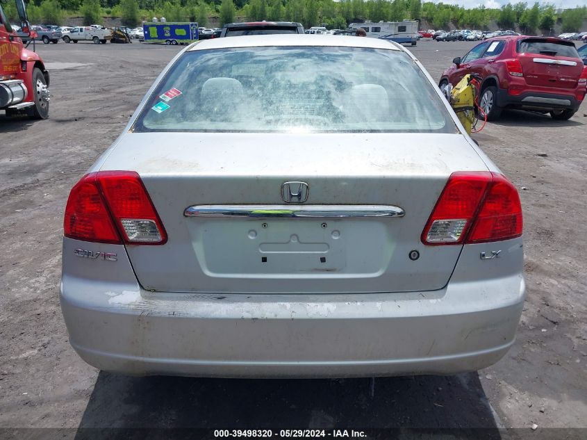 2003 Honda Civic Lx VIN: 2HGES16573H506418 Lot: 39498320