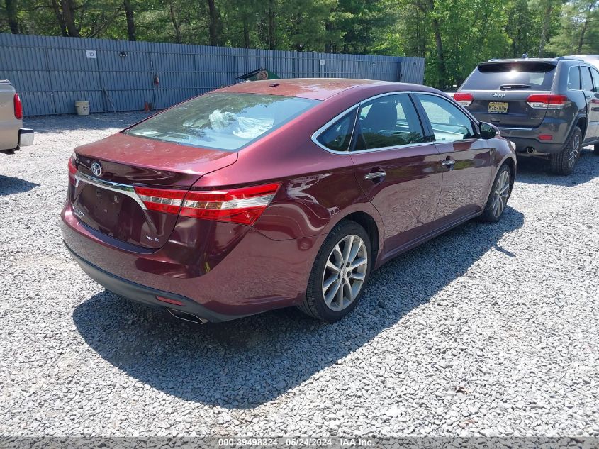 2014 Toyota Avalon Xle Touring VIN: 4T1BK1EBXEU077912 Lot: 39498324