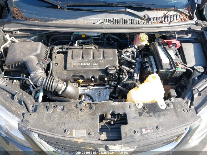 2019 Chevrolet Sonic Lt Auto VIN: 1G1JD5SB2K4137546 Lot: 39498345