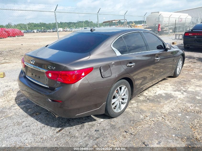 2015 Infiniti Q50 Premium VIN: JN1BV7AP4FM345972 Lot: 39498351