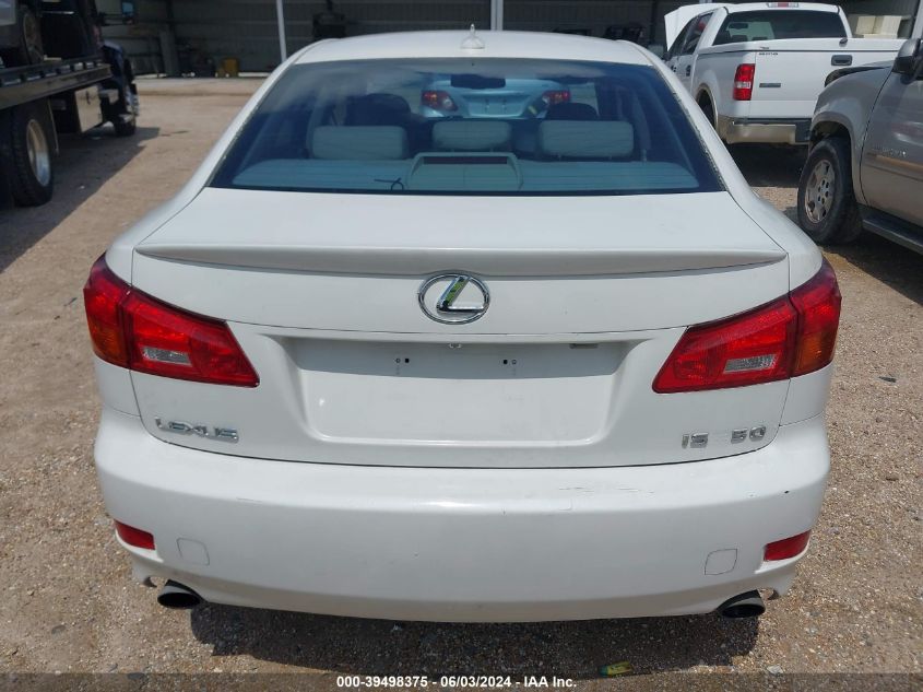 2008 Lexus Is 250 VIN: JTHBK262282072498 Lot: 39498375