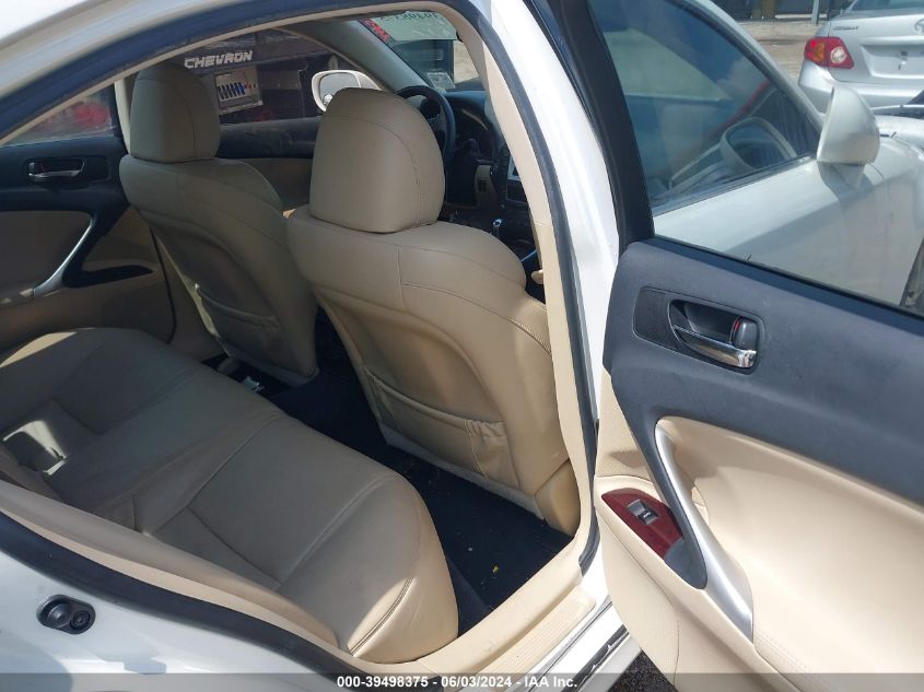 2008 Lexus Is 250 VIN: JTHBK262282072498 Lot: 39498375