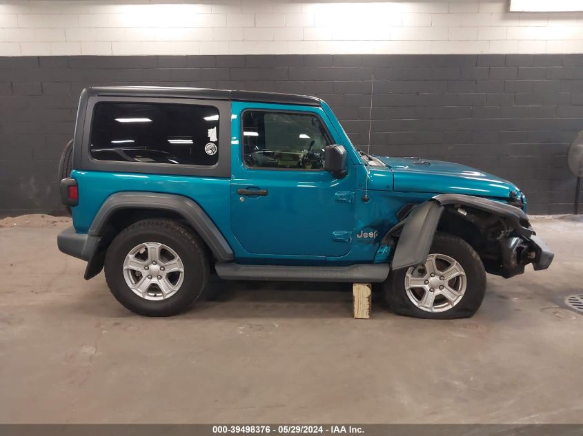 2019 Jeep Wrangler Sport S 4X4 VIN: 1C4GJXAGXKW613808 Lot: 39498376