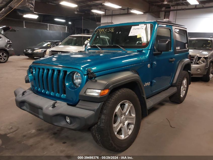 2019 Jeep Wrangler Sport S 4X4 VIN: 1C4GJXAGXKW613808 Lot: 39498376