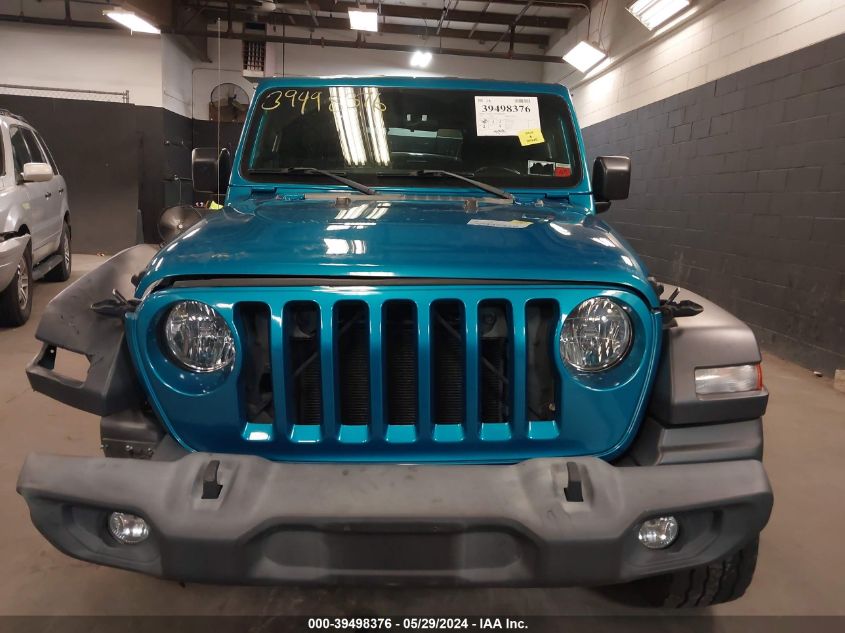 2019 Jeep Wrangler Sport S 4X4 VIN: 1C4GJXAGXKW613808 Lot: 39498376