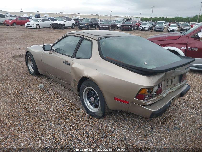 1983 Porsche 944 VIN: WP0AA0947DN457758 Lot: 39498381