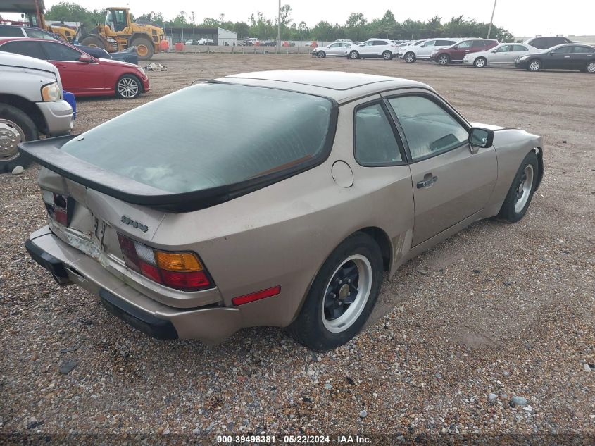 1983 Porsche 944 VIN: WP0AA0947DN457758 Lot: 39498381