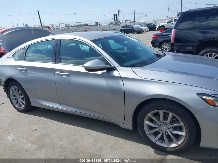 2021 Honda Accord Lx VIN: 1HGCV1F10MA071561 Lot: 39498389