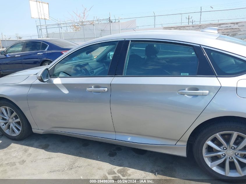 2021 Honda Accord Lx VIN: 1HGCV1F10MA071561 Lot: 39498389