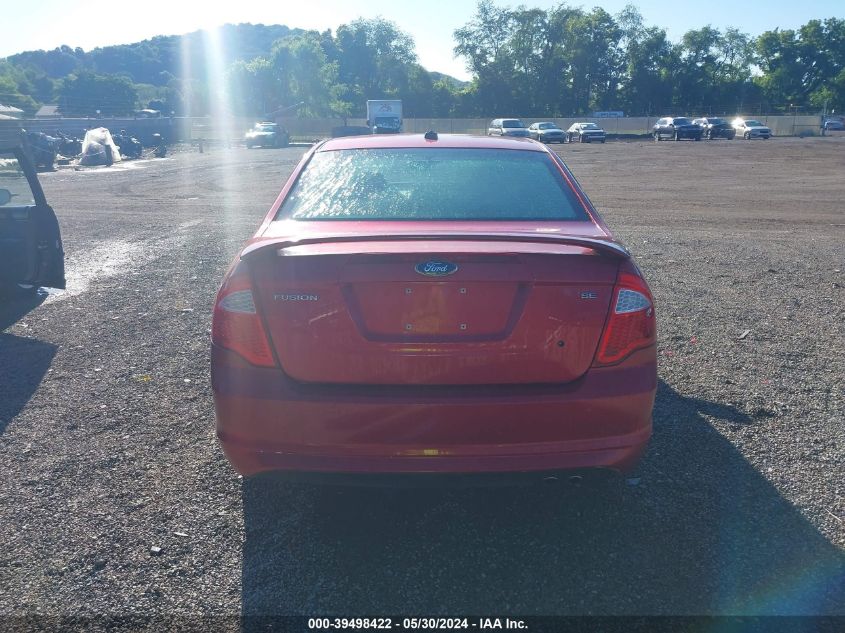 2010 Ford Fusion Se VIN: 3FAHP0HA8AR387917 Lot: 39498422