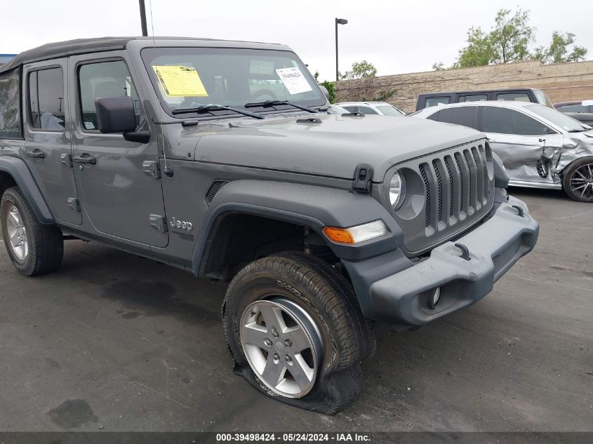 2018 Jeep Wrangler Unlimited Sport VIN: 1C4HJXDG1JW298668 Lot: 39498424