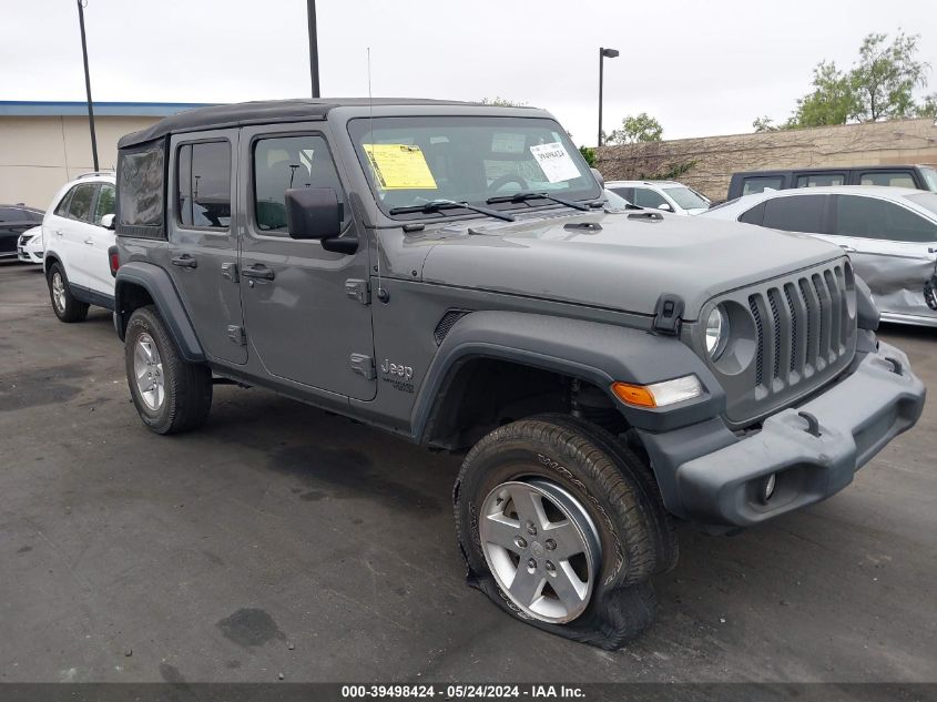 2018 Jeep Wrangler Unlimited Sport VIN: 1C4HJXDG1JW298668 Lot: 39498424