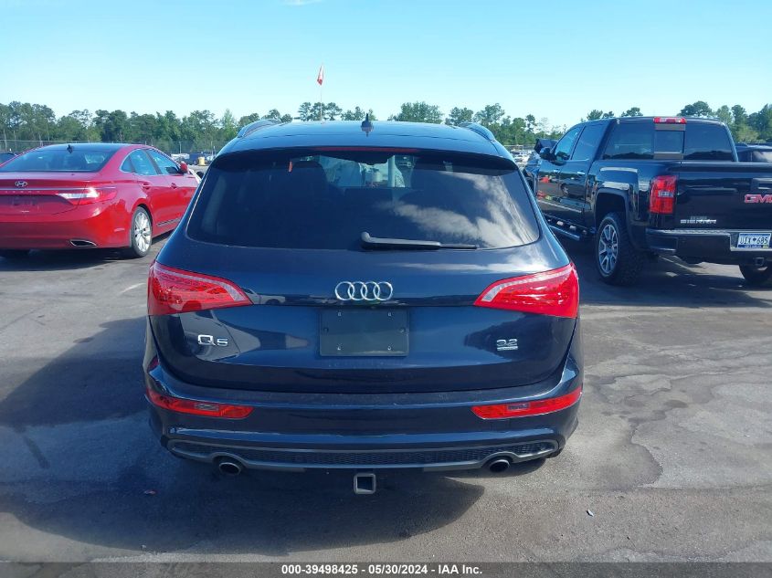 2012 Audi Q5 3.2 Premium Plus VIN: WA1DKAFP0CA124767 Lot: 39498425