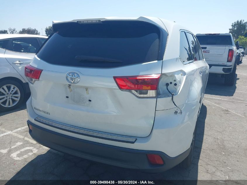 2018 Toyota Highlander Le VIN: 5TDZZRFH0JS262131 Lot: 39498438