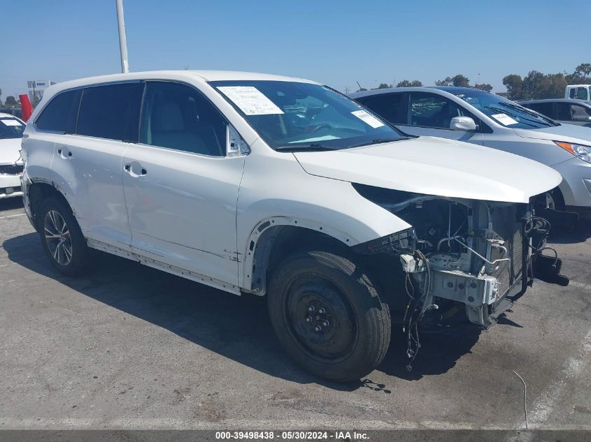 2018 Toyota Highlander Le VIN: 5TDZZRFH0JS262131 Lot: 39498438