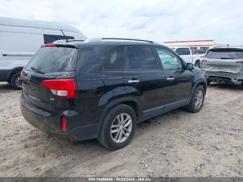 2014 Kia Sorento Lx V6 VIN: 5XYKT4A77EG492353 Lot: 39498449