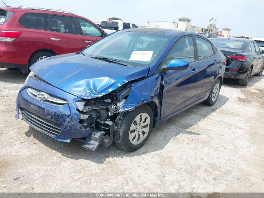 KMHCT4AE1GU082292 2016 HYUNDAI ACCENT - Image 2