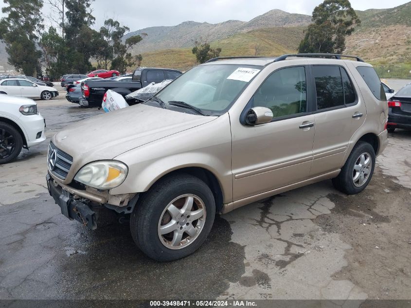 2003 Mercedes-Benz Ml 500 500 VIN: 4JGAB75E53A431570 Lot: 39498471