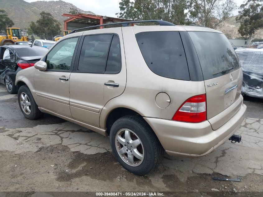 2003 Mercedes-Benz Ml 500 500 VIN: 4JGAB75E53A431570 Lot: 39498471