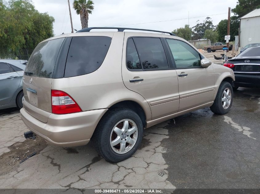 2003 Mercedes-Benz Ml 500 500 VIN: 4JGAB75E53A431570 Lot: 39498471