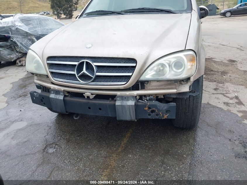 2003 Mercedes-Benz Ml 500 500 VIN: 4JGAB75E53A431570 Lot: 39498471