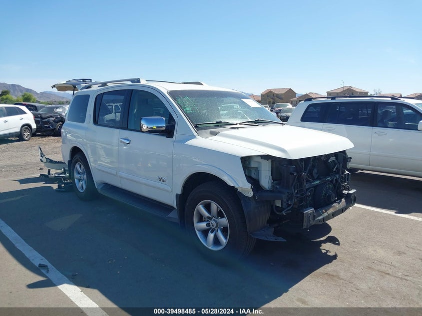 2008 Nissan Armada Se/Le VIN: 5N1AA08D68N626672 Lot: 39498485