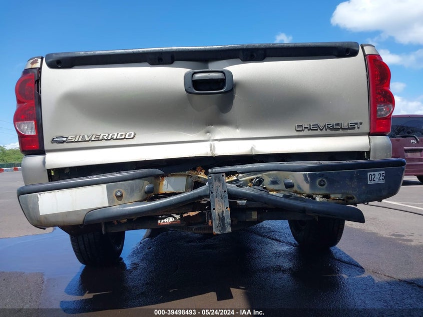 2003 Chevrolet Silverado 1500 Ls VIN: 2GCEC19T831158045 Lot: 39498493