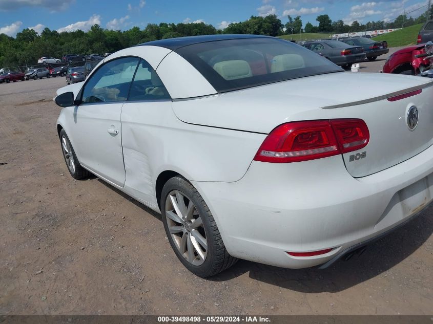 2016 Volkswagen Eos Komfort VIN: WVWBW8AH3GV000551 Lot: 39498498