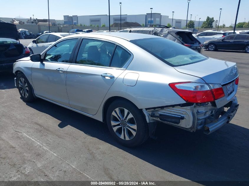 2014 Honda Accord Lx VIN: 1HGCR2F33EA105232 Lot: 39498502