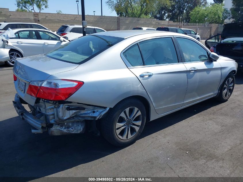 2014 Honda Accord Lx VIN: 1HGCR2F33EA105232 Lot: 39498502