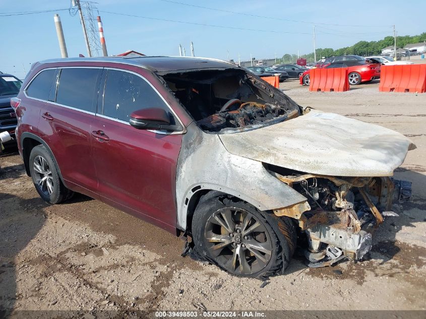 5TDJKRFH8GS337720 2016 TOYOTA HIGHLANDER - Image 1