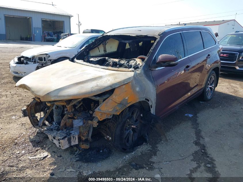 5TDJKRFH8GS337720 2016 TOYOTA HIGHLANDER - Image 2