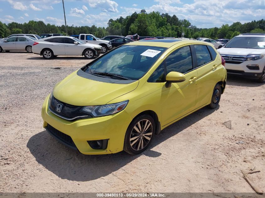 2015 Honda Fit Ex/Ex-L VIN: 3HGGK5H81FM725193 Lot: 39498513