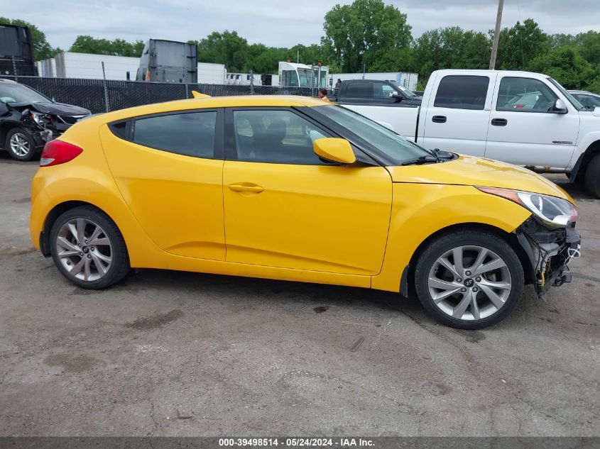 2016 Hyundai Veloster VIN: KMHTC6AD4GU252177 Lot: 39498514