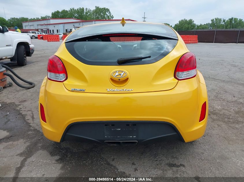 2016 Hyundai Veloster VIN: KMHTC6AD4GU252177 Lot: 39498514