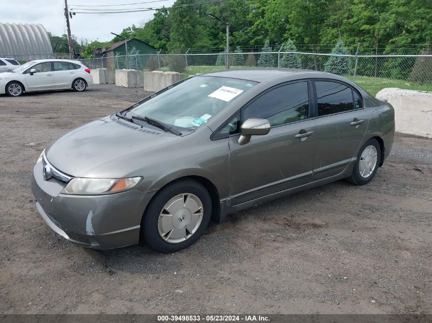 JHMFA36216S003941 | 2006 HONDA CIVIC HYBRID