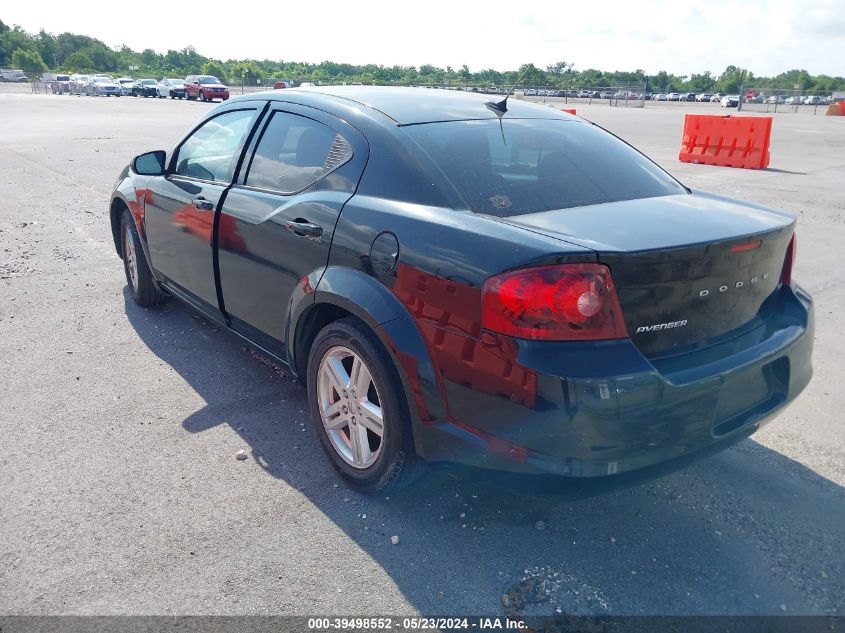 2012 Dodge Avenger Sxt VIN: 1C3CDZCB4CN253529 Lot: 39498552