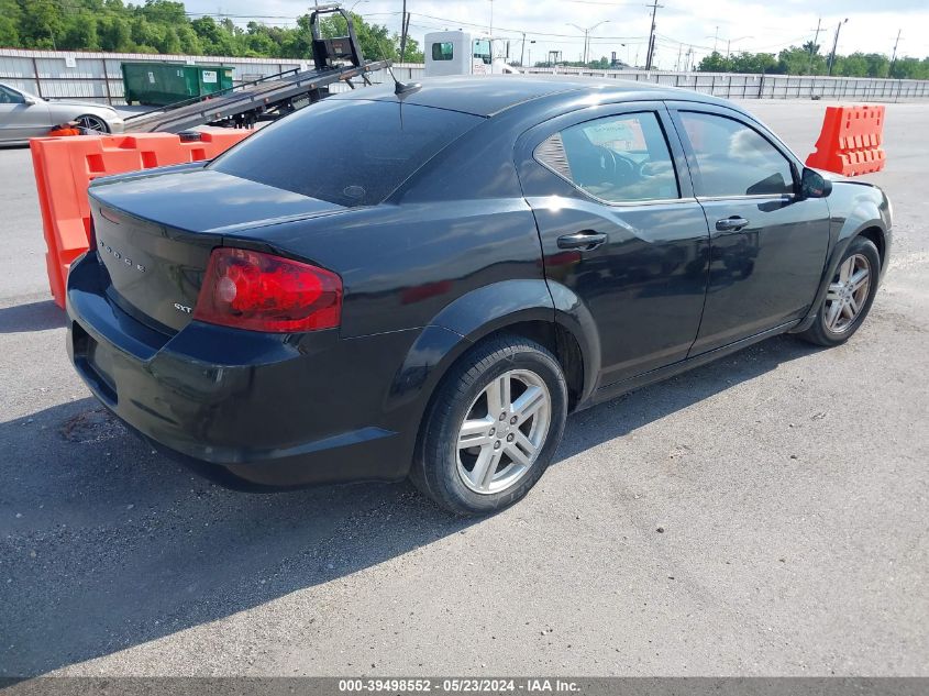 2012 Dodge Avenger Sxt VIN: 1C3CDZCB4CN253529 Lot: 39498552