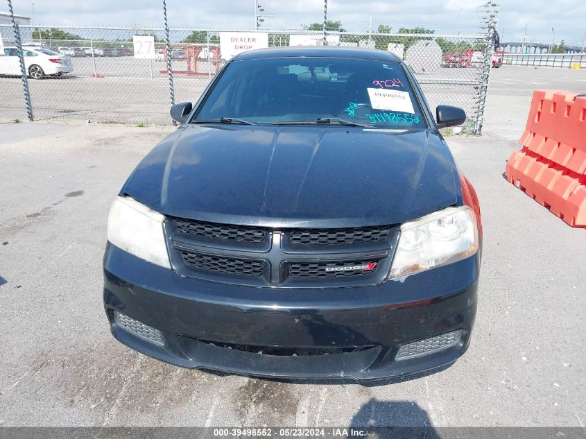 2012 Dodge Avenger Sxt VIN: 1C3CDZCB4CN253529 Lot: 39498552