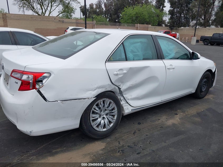 2012 Toyota Camry Le VIN: 4T1BF1FK9CU574059 Lot: 39498556