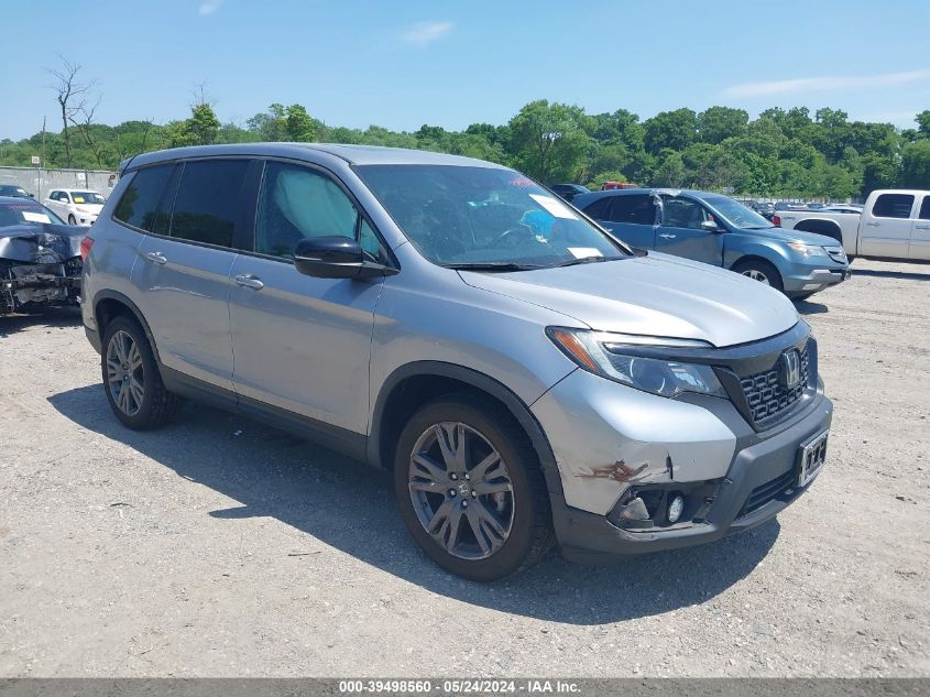 2019 Honda Passport Ex-L VIN: 5FNYF8H57KB026910 Lot: 39498560