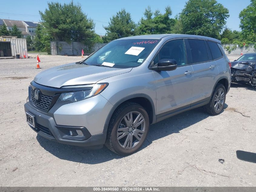 2019 Honda Passport Ex-L VIN: 5FNYF8H57KB026910 Lot: 39498560