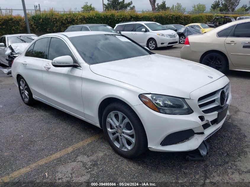 2015 Mercedes-Benz C 300 Luxury/Sport VIN: 55SWF4JB4FU060369 Lot: 39498566