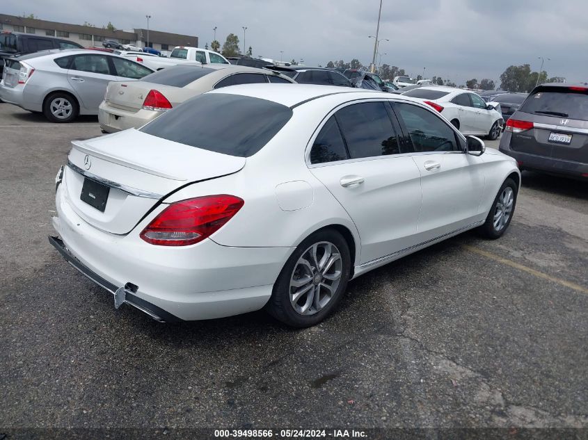 2015 Mercedes-Benz C 300 Luxury/Sport VIN: 55SWF4JB4FU060369 Lot: 39498566