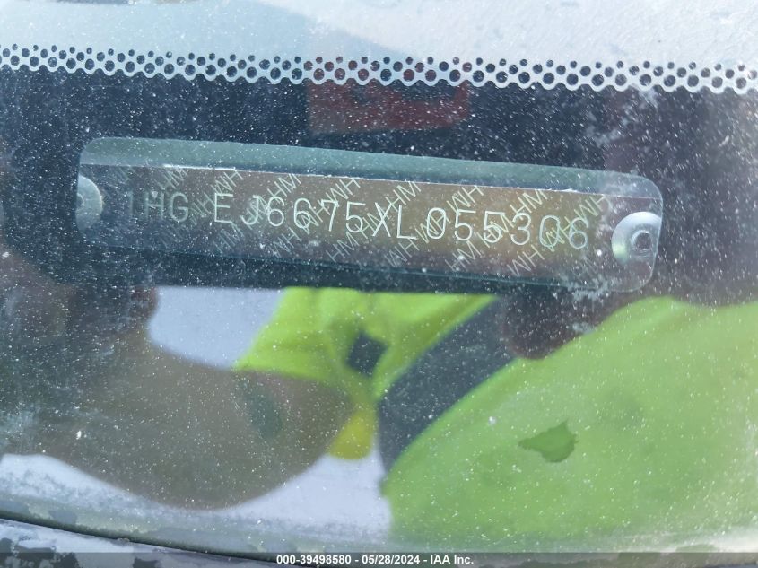 1999 Honda Civic Lx VIN: 1HGEJ6675XL055306 Lot: 39498580