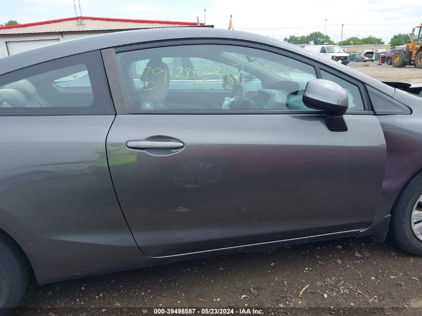 2012 Honda Civic Lx VIN: 2HGFG3B56CH557383 Lot: 39498587