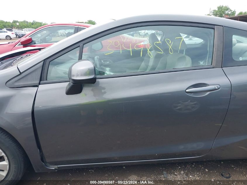 2012 Honda Civic Lx VIN: 2HGFG3B56CH557383 Lot: 39498587